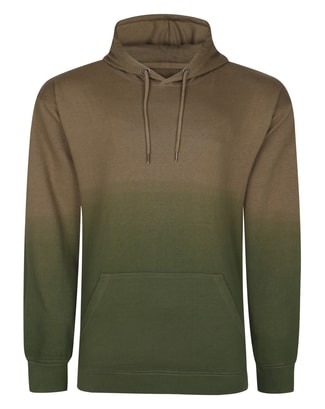 Bigdude Ombre Pullover Hoody Khaki