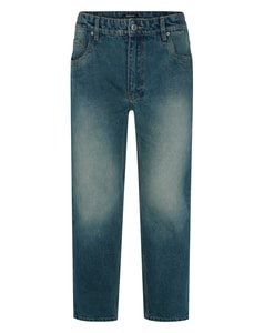 Bigdude Heavy Elasticated Waist Jeans Dark Tint