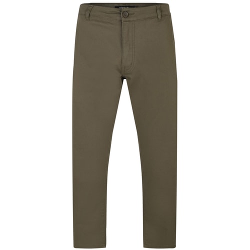 Bigdude Straight Cut Stretch Coloured Jeans Olive