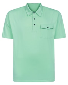Bigdude Heavy Jersey Polo With Pocket Jelly Mint