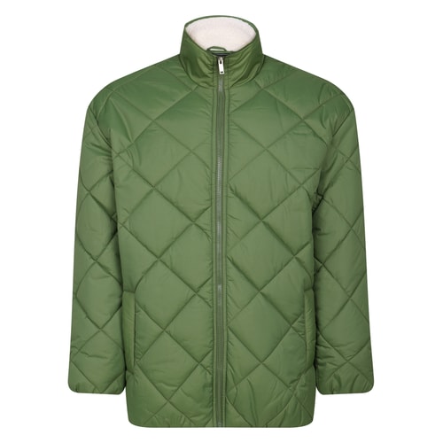 Bigdude Quilted Zip Jacket Olive