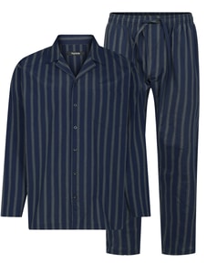 Bigdude Cotton Traditional Pyjamas Navy