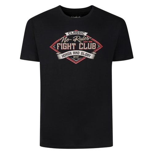Bigdude Fight Club T-Shirt Black