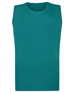 Bigdude Plain Sleeveless T-Shirt Green