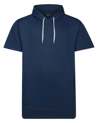 Bigdude Short Sleeve Hoody Navy