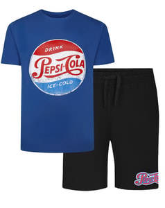 Bigdude Official Licensed Pepsi Cola PJ Set Navy/Black