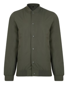 Bigdude Button Up Baseball Jacket Khaki