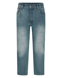 Bigdude Heavy Elasticated Waist Jeans Mid Wash