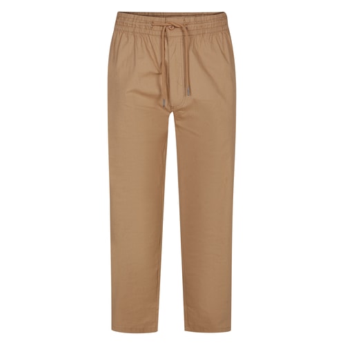 Bigdude Elasticated Waist Rugby Trousers Camel