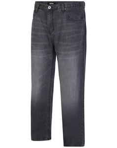 Bigdude Non Stretch Loose Fit Jeans Black Wash