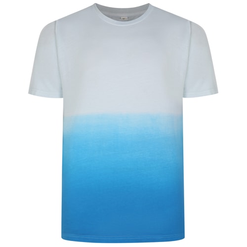 Bigdude Ombre T-Shirt Blue Tall