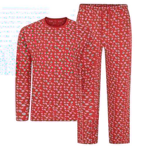 Bigdude AOP Xmas PJ Set Red