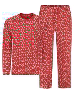 Bigdude AOP Xmas PJ Set Red