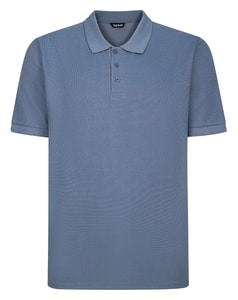 Bigdude Heavy Knit Polo Light Blue