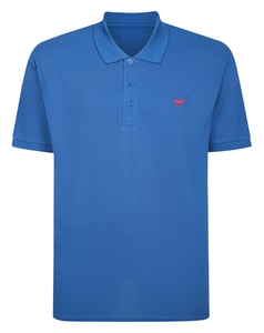 Bigdude Embroidered Polo Shirt Dusty Blue