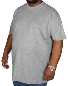 Bigdude Plain Crew Neck T-Shirt Grey
