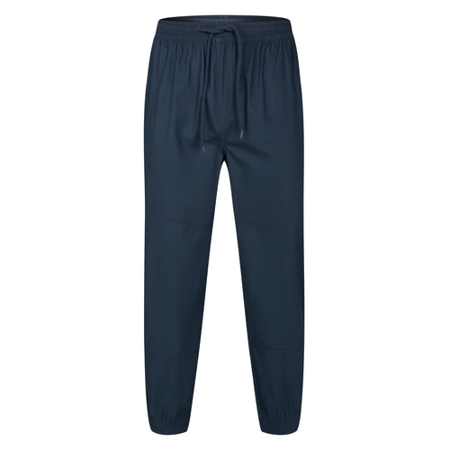 Bigdude Elasticated Waist Cuffed Chinos Navy