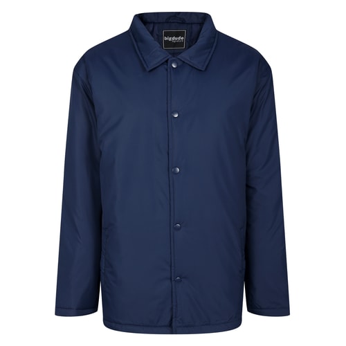 Bigdude Padded Coach Jacket Navy