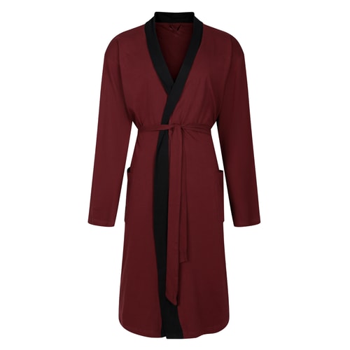 Bigdude Breathable Light Weight Dressing Gown Burgundy