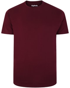 Bigdude Plain T-Shirt Burgundy