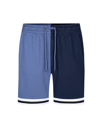 Bigdude Spliced Loopback Shorts Dusty Blue/Navy
