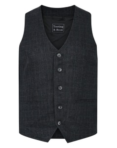 Tooting & Brow Vialli Waistcoat Black