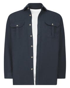 Bigdude Heavy Twill Overshirt Midnight Blue