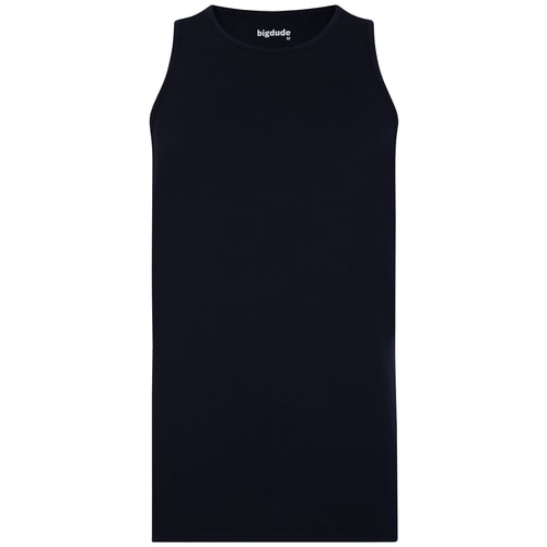 Bigdude Plain Vest Navy