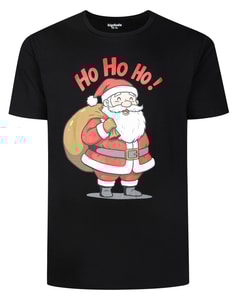 Bigdude Ho Ho Ho T-Shirt TALL Black
