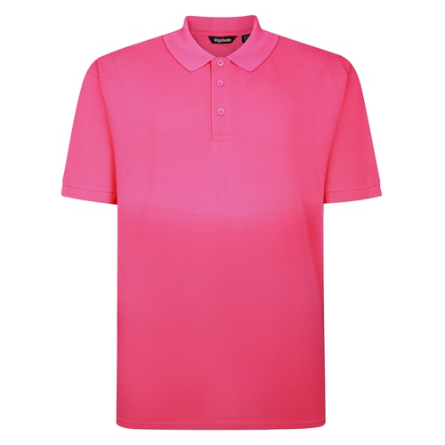 Bigdude Ombre Polo Shirt Magenta/Cassis