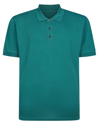 Bigdude Soft Jersey Summer Polo Shirt Teal Tall