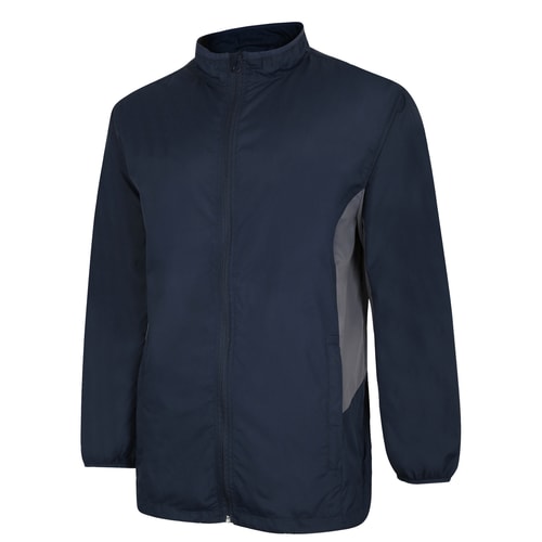 Bigdude Lightweight Contrast Panel Showerproof Jacket Navy