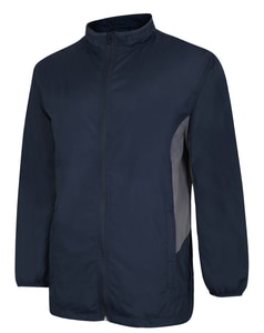 Bigdude Lightweight Contrast Panel Showerproof Jacket Navy
