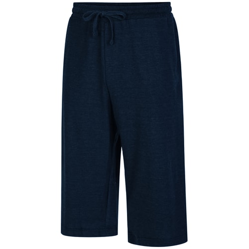 Bigdude 3/4 Length Pique Lounge Shorts Navy