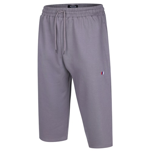 Bigdude 3/4 Length Joggers With Logo Stone