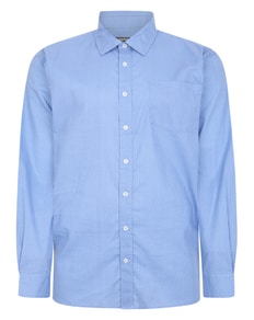 Bigdude Long Sleeve Shirt Blue Tall