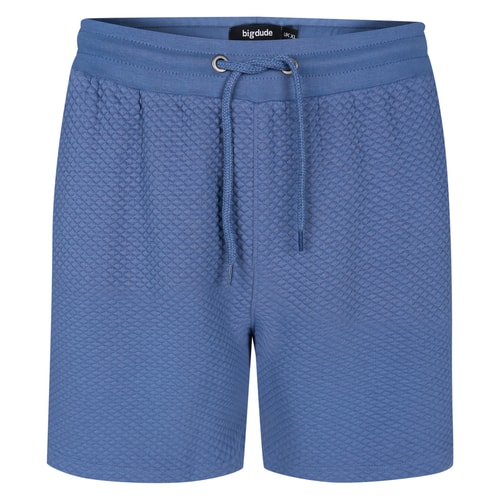 Bigdude Textured Shorts Dusty Blue