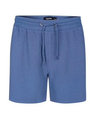 Bigdude Textured Shorts Dusty Blue