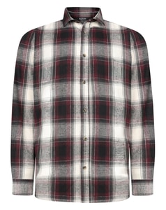 Bigdude Soft Flannel Shirt Burgundy