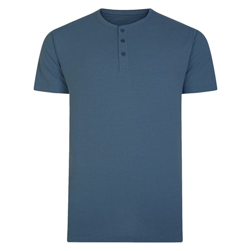 Bigdude Grandad T-Shirt Denim Marl
