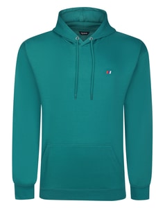 Bigdude Plain Hoody With Logo Teal Tall