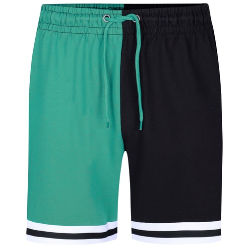 Bigdude Spliced Loopback Shorts Teal/Black