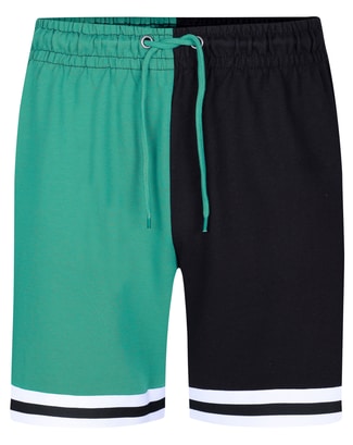Bigdude Spliced Loopback Shorts Teal/Black