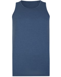 Bigdude Plain Vest Denim Marl Tall