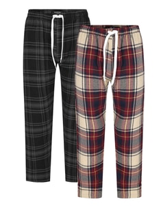 Bigdude Woven Waffle PJ Pants Twin Pack Red