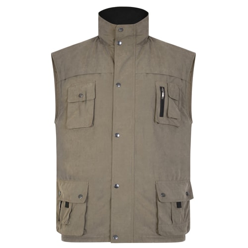 Bigdude Multi Pocket Hunting/Utility Gilet Khaki