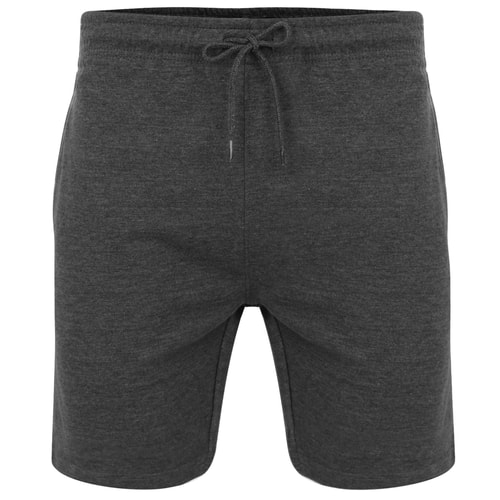Bigdude Loop Back Jogger Shorts Charcoal