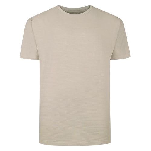 Bigdude Textured T-Shirt Stone