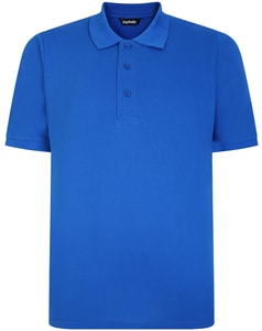 Bigdude Plain Polo Shirt Royal Blue Tall