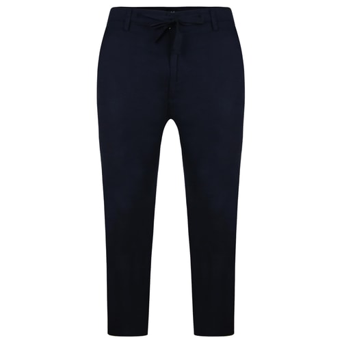 Bigdude Linen Trousers Navy